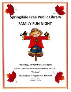 November-Family Fun Night