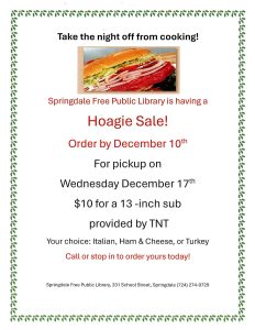 Hoagie Sale!!!