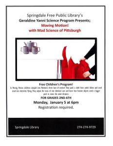 January-Geraldine Yanni Science Program