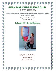 February-Science Club