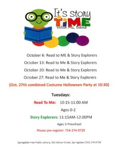 October – Story Times