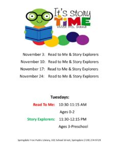 November-Storytimes